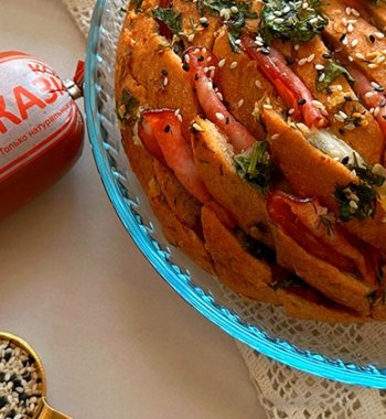 Изображение Чесночно-мясная коврига
