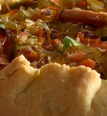 Изображение Галета с мясным хлебом и капустой